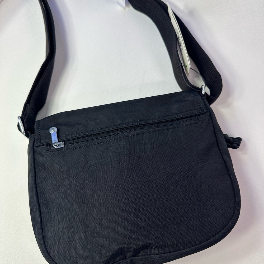 NEW! Kipling Black Loreen Nylon Crossbody - Picture 7 of 9